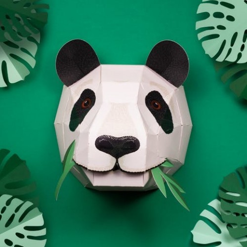Cabeça Decorativa Panda